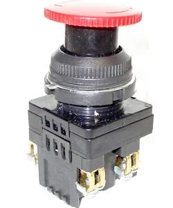 ET502409 Выключатель кнопочный КЕ-141 У2 исп.2 1з+1р гриб с фиксацией IP54 10А 660В красн. Электротехник 