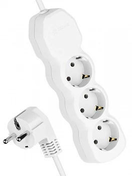 YKsm3m-3g-Z(10A)P Удлинитель 3х3м с заземл. 10А IP20 ПВС 3х0.75 Космос 