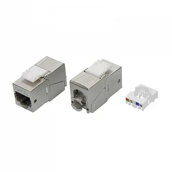 RNK6AF90TL Модуль Keystone RJ45 CAT6A экранир. 90град. (форм-фактор S19) серебр. DKC 