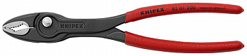 KN-8201200 Клещи с фронтальным и боковым захватами TwinGrip зев 4-22мм длина 200мм обливные ручки KNIPEX 