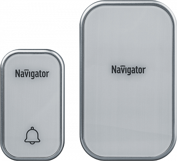 80506 Звонок электрический NDB-D-AC03-1V1-WH NAVIGATOR 