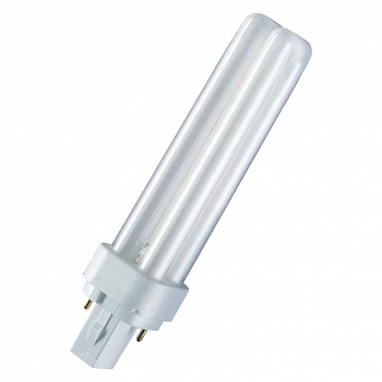 4099854122866 Лампа люминесцентная компактная DULUX D 13Вт/840 G24d-1 OSRAM 