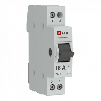 TPS116 Переключатель трехпозиционный ТПС-63 1P 16А PROxima EKF 