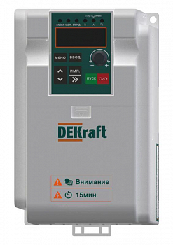 DEKV060G1R5S2B Преобразователь частоты DEKV060 1.5кВт 220В 1ф с торм. модулем SchE 