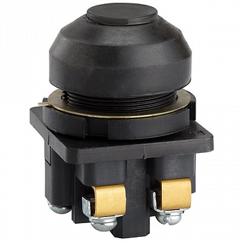 ET502364 Выключатель кнопочный КЕ-081 У2 исп.2 1з+1р цилиндр IP54 10А 660В черн. Электротехник 