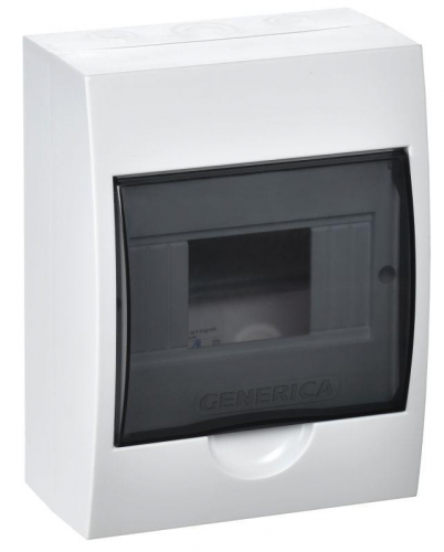 Бокс ЩРН-П-6 мод. навесной пластик IP41 GENERICA IEK MKP12-N-06-41-G