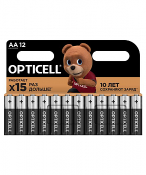 5051010 Элемент питания алкалиновый AA/LR6 (блист. 12шт) Basic Opticell 