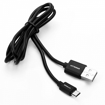 15088 Кабель USB ELX-CDC01P-C02 ПРОМО USB Micro USB 2А 1м зарядка+передача данных пакет черн. ERGOLUX 