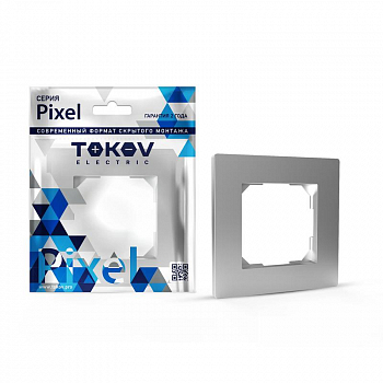 TKE-PX-RM1-C03 Рамка 1-м Pixel алюм. TOKOV ELECTRIC 