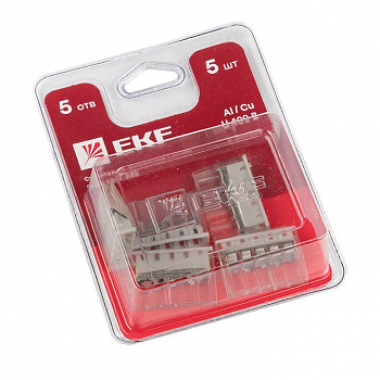 plc-smk-2273-245b Клемма СМК 2273-245 (с пастой) 5 отверстий 0.5-2.5кв.мм блист. (уп.5шт) PROxima EKF 