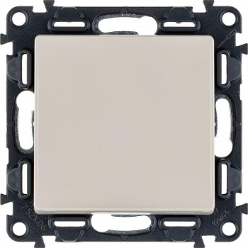 752506 Механизм переключателя 1-кл. СП Valena Life 10А IP20 250В 10AX с лиц. панелью безвинт. зажимы сл. кость Leg 