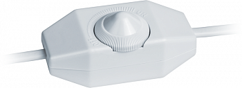 61602 Шнур 61 602 NPS-FS02-170-2х0.5-WH 1.7м с диммир. выкл. бел. Navigator 