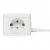 Удлинитель "Куб" 2 гнезда 3USB 2.4А+зарядное устройство 1.3 метра 1кв.мм EKF UBA-CUB-3-WC