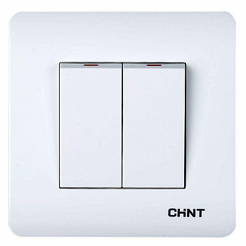 Выключатель 2-кл. 10А 250В CHINT 715381
