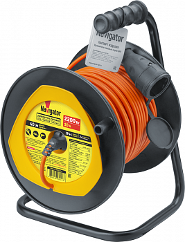 93917 Удлинитель 40м без заземл. 93 917 NPE-LM-40-X-2х1 для сад. техн. NAVIGATOR 