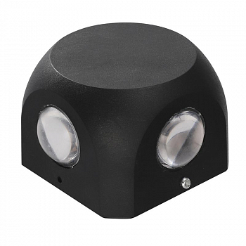 UL-00010521 Светильник светодиодный ULU-P30D-4W/4000K IP65 BLACK 4000К уличный архитектурный накладной черн. Uniel 