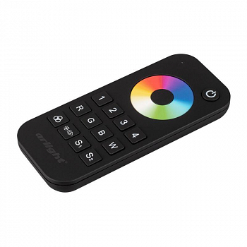 023477 Пульт SMART-R26-RGBW Black (4 зоны 2.4G) (IP20 пластик 5 лет) Arlight 