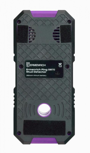 Детектор скрытой проводки Ping SM70 фиолет. Ermenrich 83841
