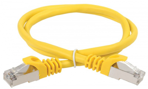 Патч-корд кат.5E FTP LSZH 2м желт. ITK PC05-C5EFL-2M