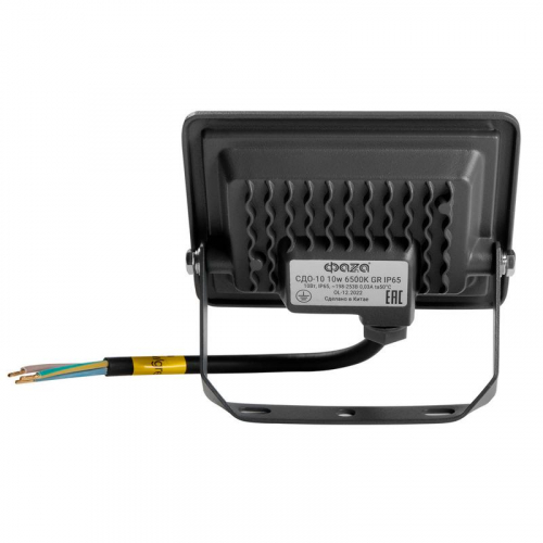 Прожектор СДО-10 10Вт 6500К GR IP65 230В ФАZА 5032033