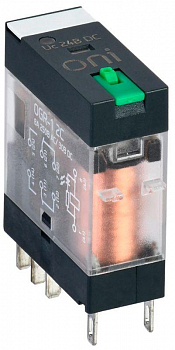 OGR-1-2C-DC24V-L-B Реле общего назначения OGR-1 2C 24В DC с LED и тест. кнопкой ONI 