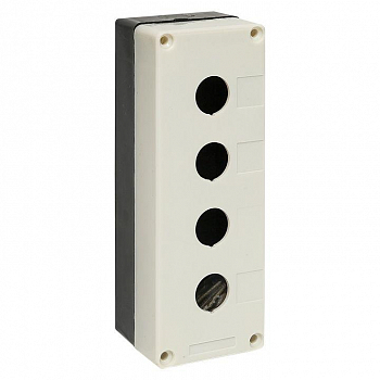 cpb-104-w Корпус КП104 4 кнопки бел. EKF 