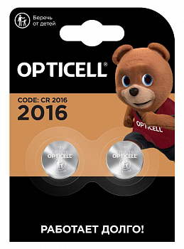 5060003 Элемент питания литиевый CR2016 (блист. 2шт) Specialty Opticell 