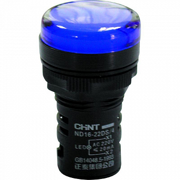592937 Индикатор ND16-22DS/2 син. AC/DC 24В (R) CHINT 