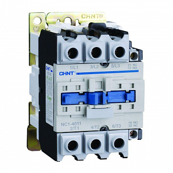 222287 Контактор NC1-4011 40А 400В/АС3 1НО+1НЗ 50Гц (R) CHINT 