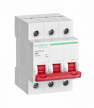 C9S16340 Выключатель нагрузки (ВН) 3P 40А 400В City9 Set SE 