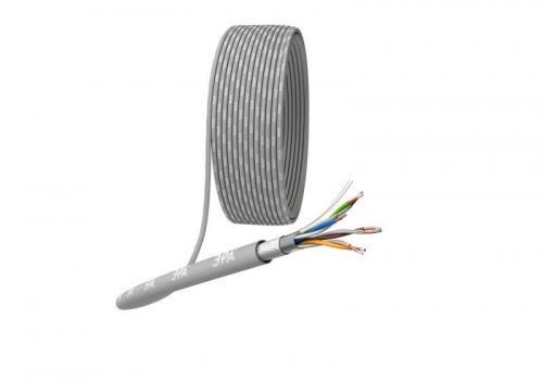 Кабель  FTP 4x2x24 AWG Cat5e CCA PVC 305м SIMPLE (м) ЭРА Б0044440