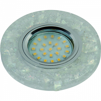 Светильник декоративный Luciole DLS-L103 CHROME/CLEAR 1х35Вт GU5.3 IP20 Fametto 10717